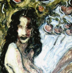 "Eva bajo el manzano", óleo sobre tabla, 60x30 cm, (2002)